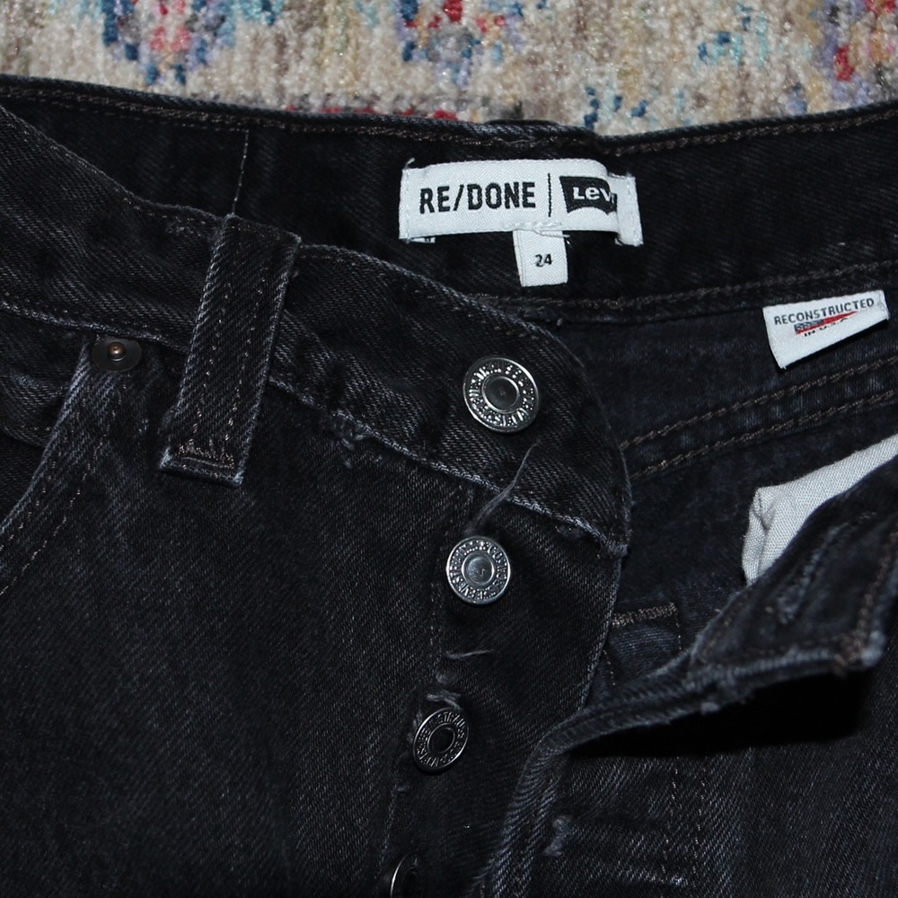 re/done x levi’s black jeans